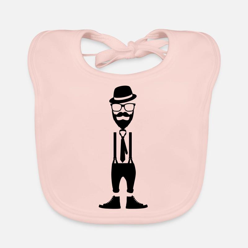 Hipster Baby Bio-Lätzchen