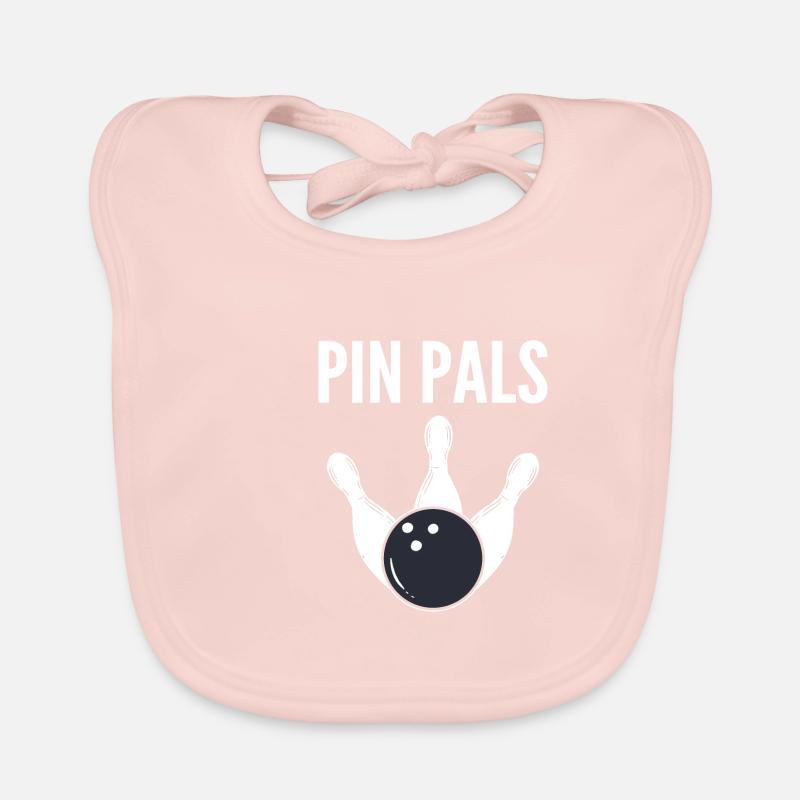 Pin -Amis Athlète Poison Bavoir bio Bébé