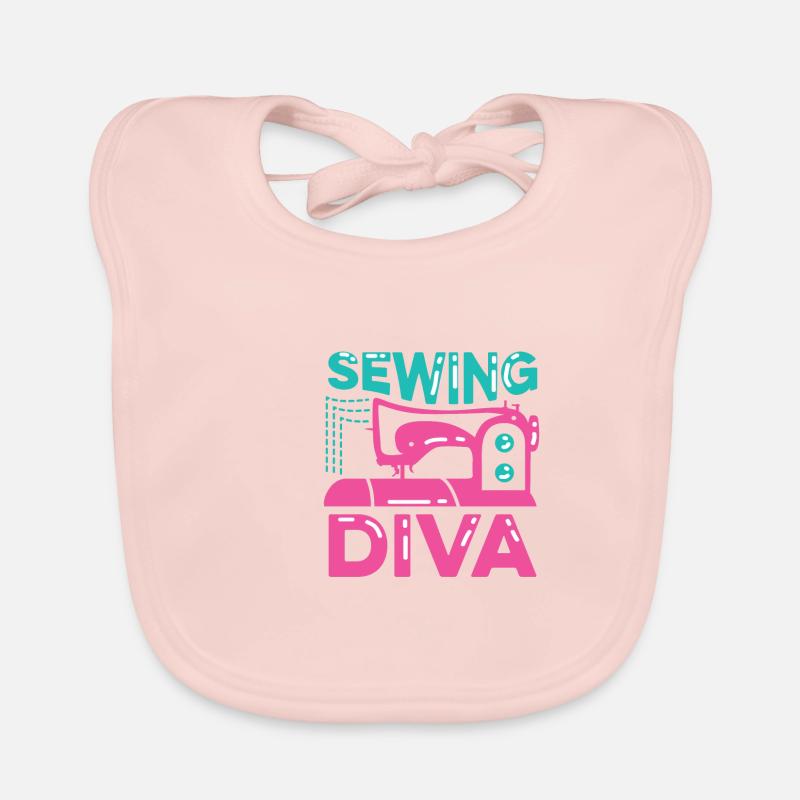 Nähdiva Sänger oder Performer Geschenk Baby Bio-Lätzchen