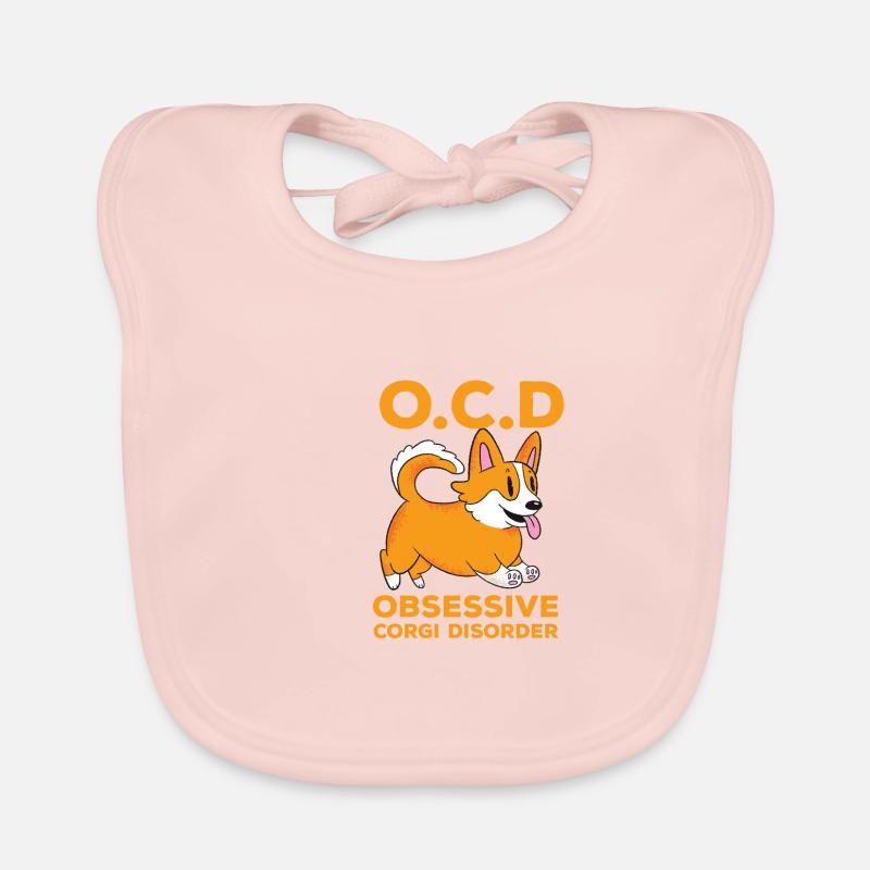 Mignon drôle compulsif citation obsessionnelle Corgi Di Bavoir bio Bébé