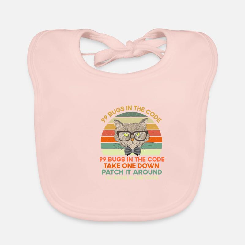 99 Fehler im Code nehmen Sie einen nach unten rund Baby Bio-Lätzchen