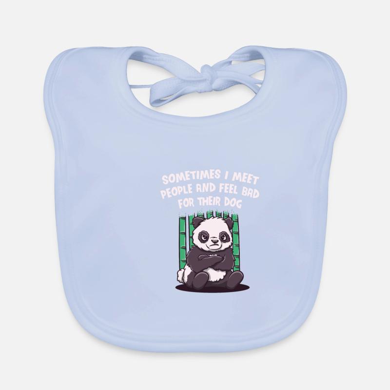 Rencontrer des gens et se sentir mal Bavoir bio Bébé