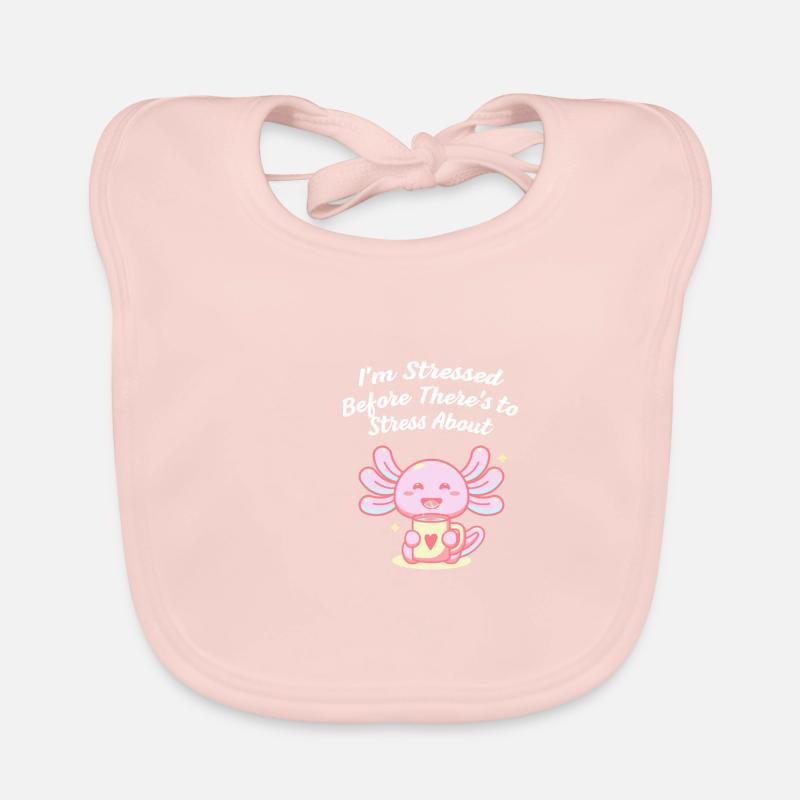 I'm stressed before stress introverts nerd Organic Baby Bibs