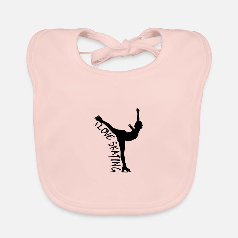 Figure skating Mod2 copy Organic Baby Bibs