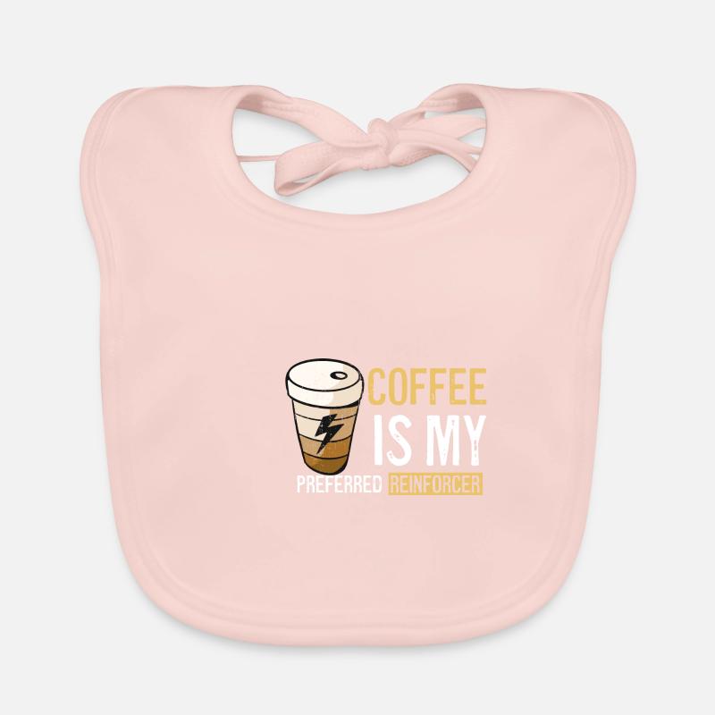 Coffee BCBA behavior funny coffee Organic Baby Bibs