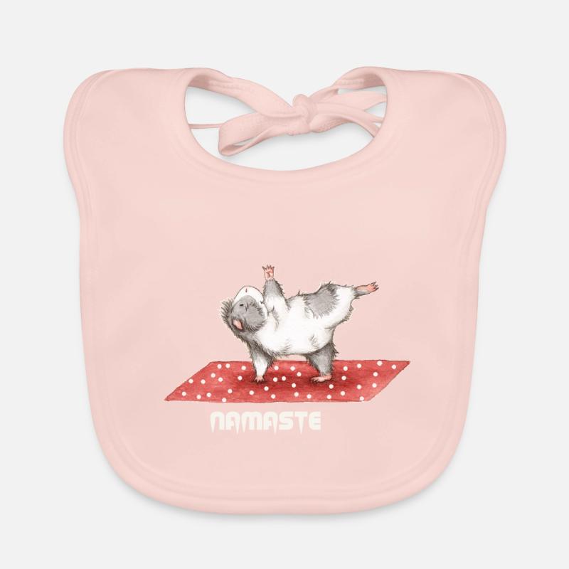 Méditation yoga cochon d'Inde Bavoir bio Bébé
