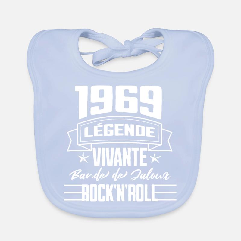 1969 Living Legend, Rock'n'Roll BLC Organic Baby Bibs