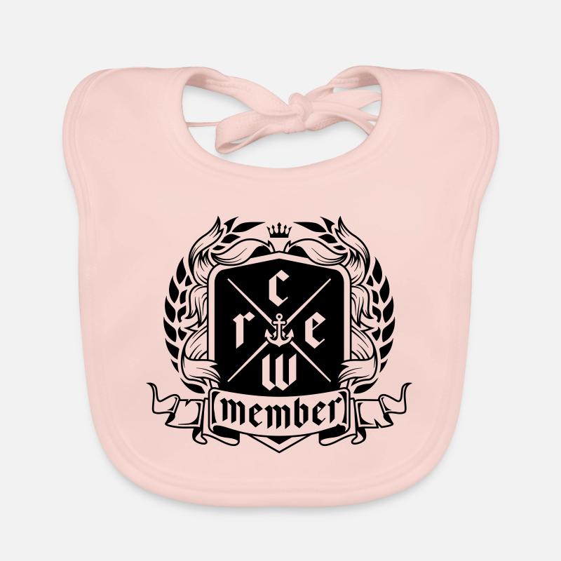 crew member design Bavoir bio Bébé