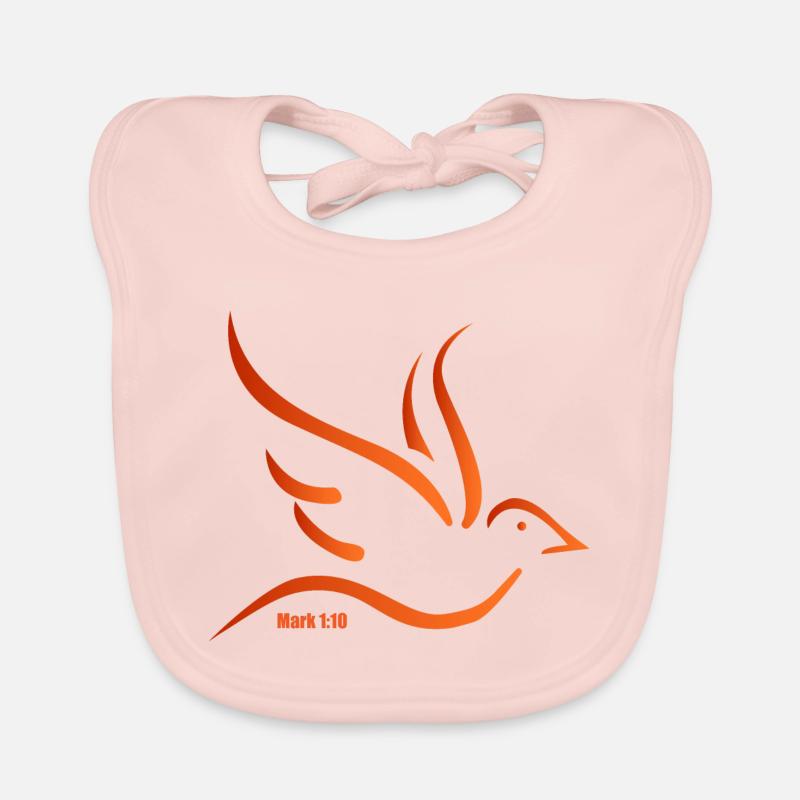 Taube - Das Symbol des heiligen Geistes Baby Bio-Lätzchen