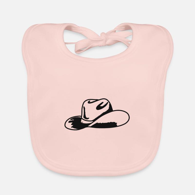 Chapeau de cow-boy Bavoir bio Bébé