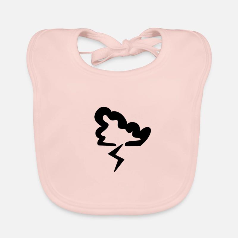 Jour d’orage Bavoir bio Bébé