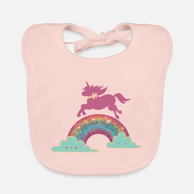 magisches Einhorn Baby Bio-Lätzchen