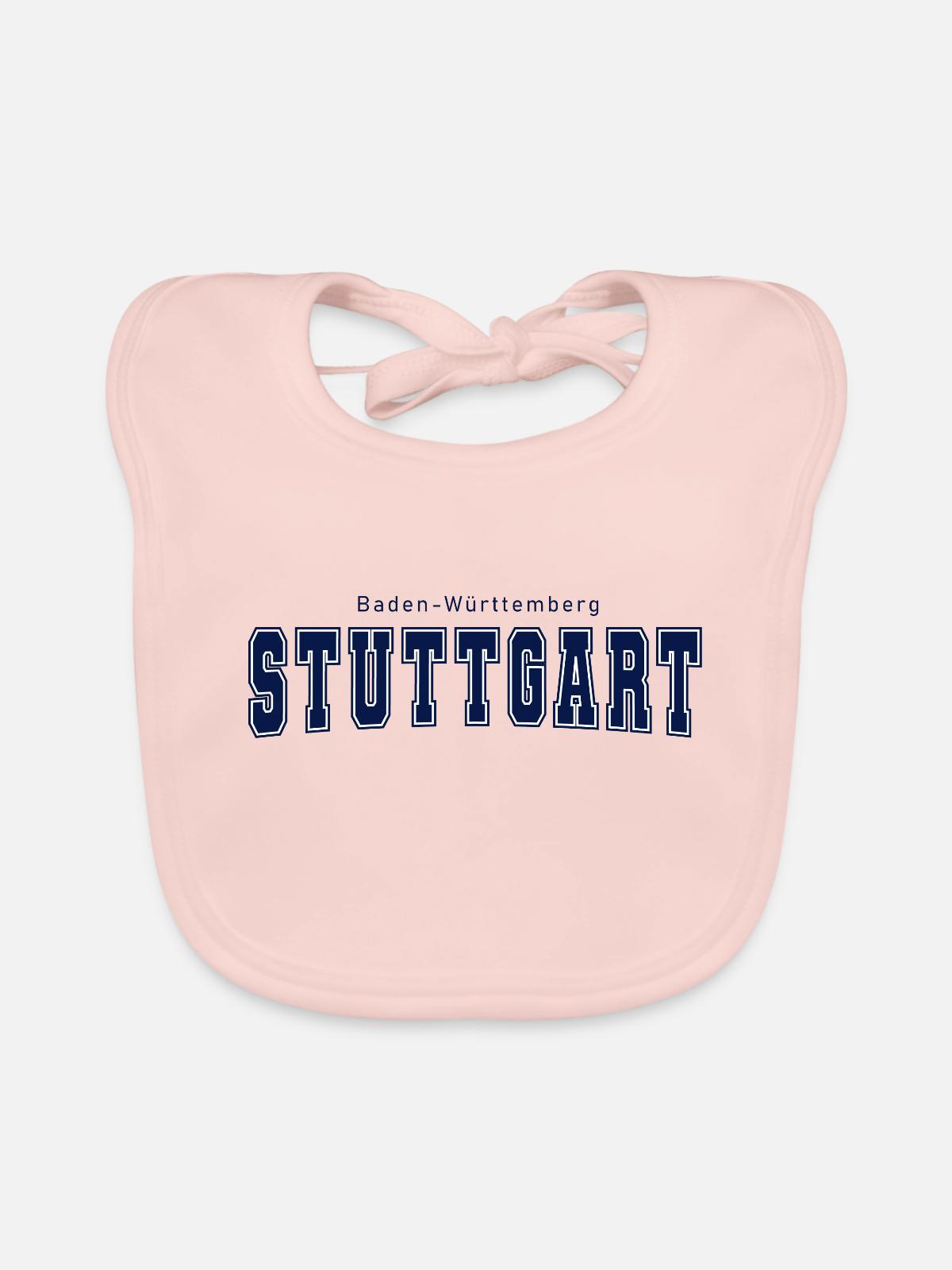 Stuttgart - Baby Bio-Lätzchen - Rose - Vorne