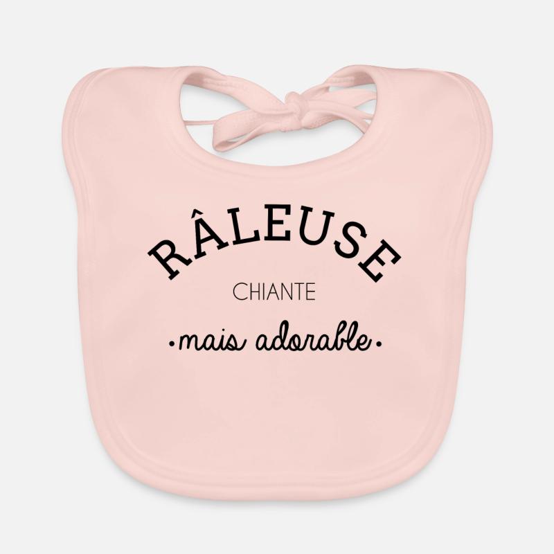 Râleuse chiante mais adorable Bavoir bio Bébé