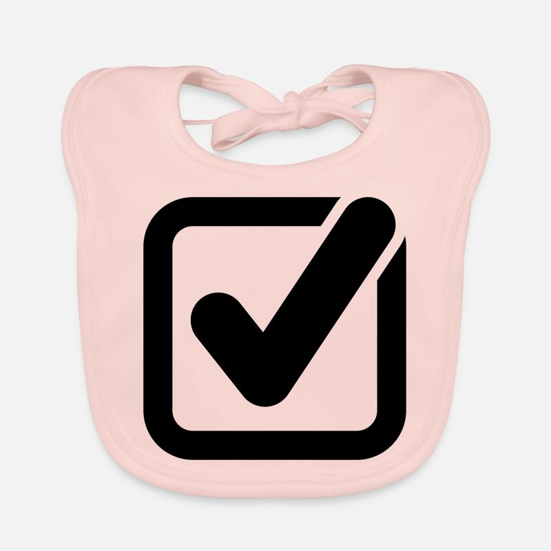 hook symbol icon Organic Baby Bibs