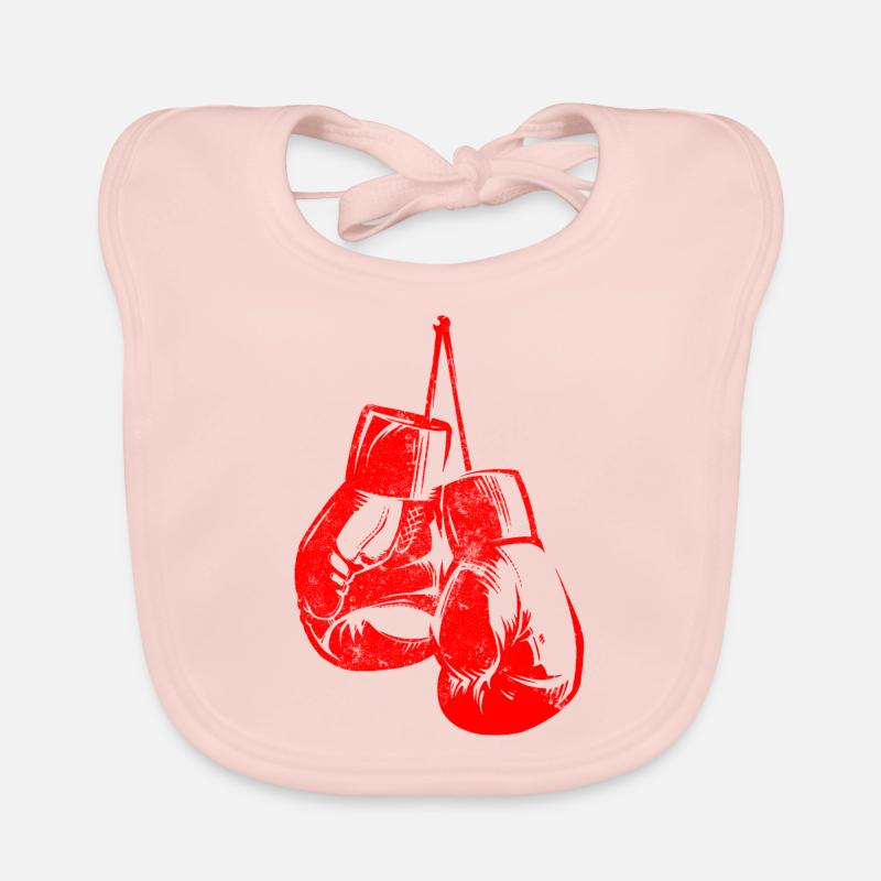Icône de boxe gants de boxe Bavoir bio Bébé