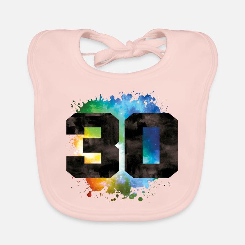 30 Zahl Baby Bio-Lätzchen