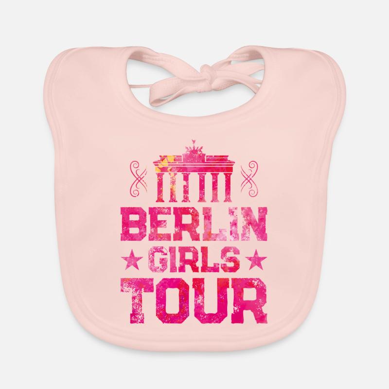 Visite des filles à Berlin Bavoir bio Bébé
