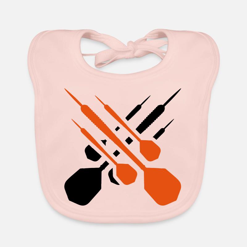 darts dartpfeil Baby Bio-Lätzchen