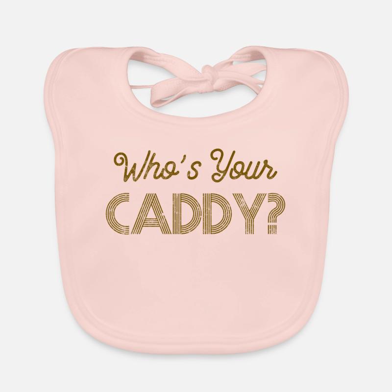 Golf Spruch Caddy Baby Bio-Lätzchen