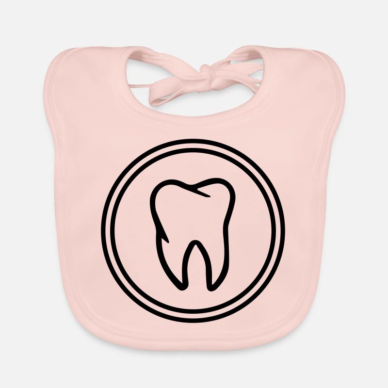 icône de dent Bavoir bio Bébé