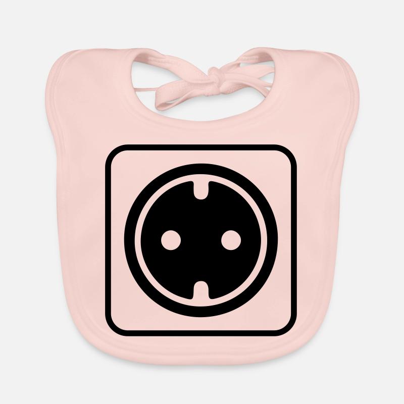 socket icon Organic Baby Bibs