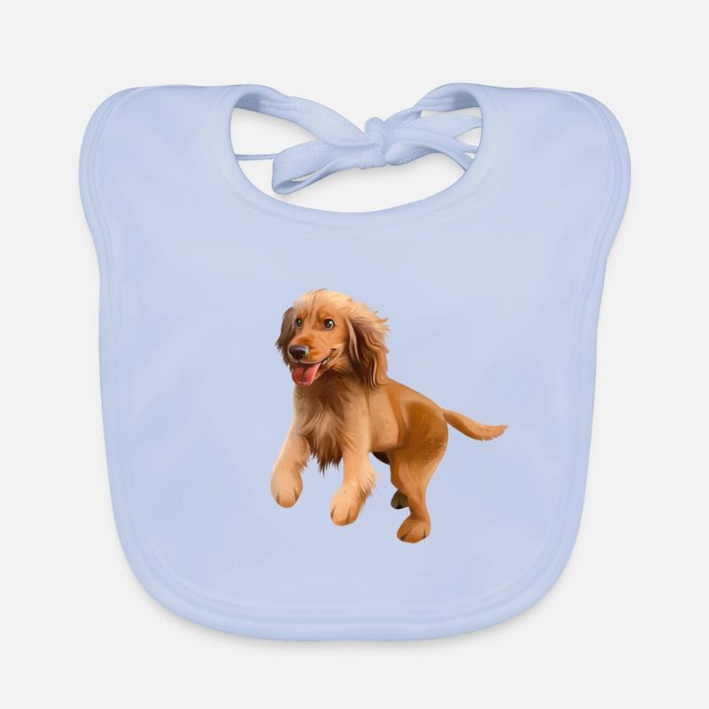Cocker Spaniel Baby Bio-Lätzchen