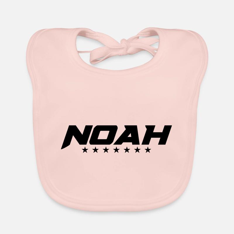 noah name Organic Baby Bibs