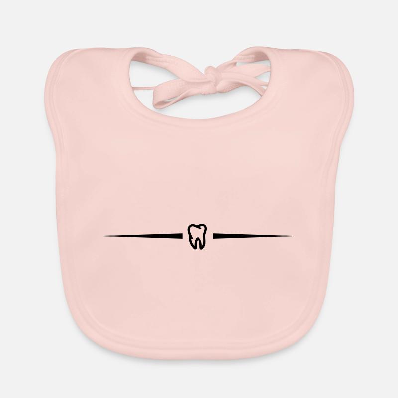 tooth icon stroke Organic Baby Bibs