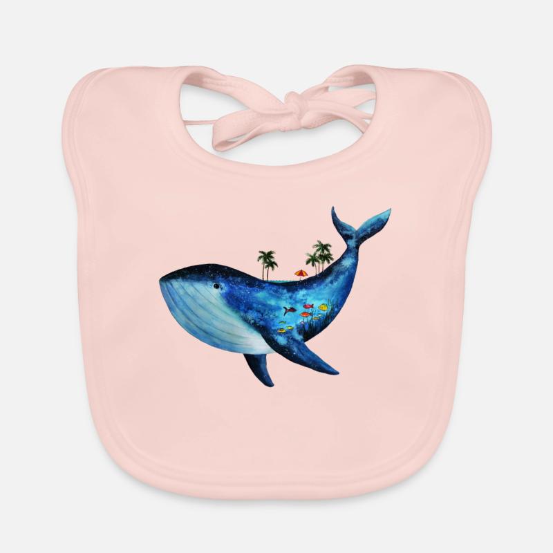 Wal - Baby Bio-Lätzchen - Rose