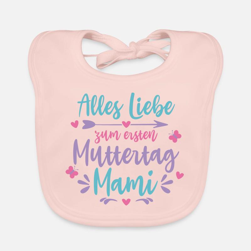 Muttertag - erster Muttertag Baby Bio-Lätzchen