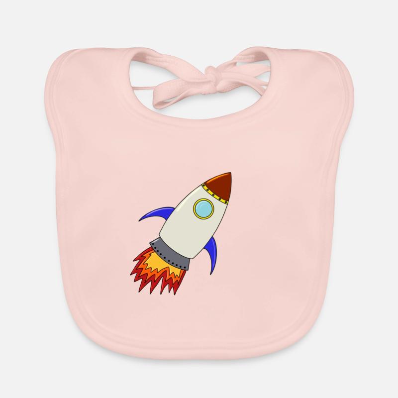 fusée Bavoir bio Bébé