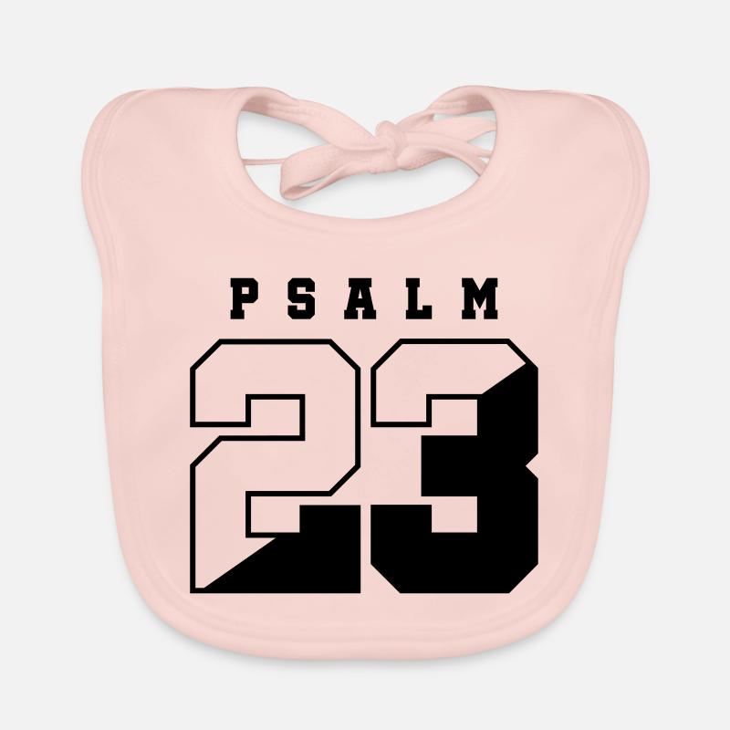 Bible Pslam 23 Organic Baby Bibs