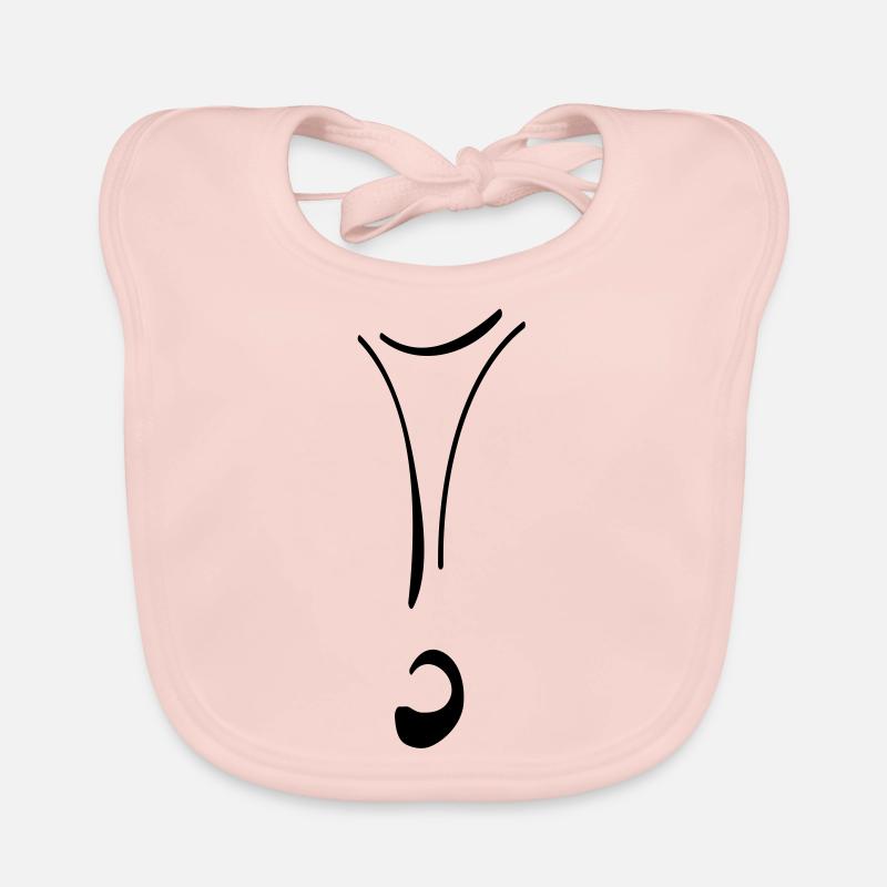 point d'exclamation Bavoir bio Bébé