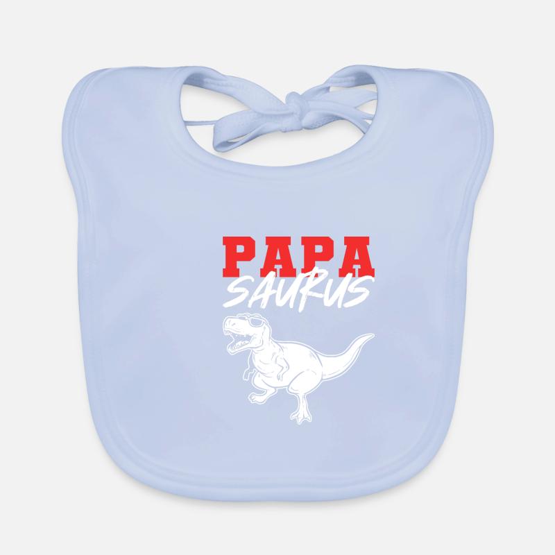 Papasaurus Aimant Père Poison Bavoir bio Bébé