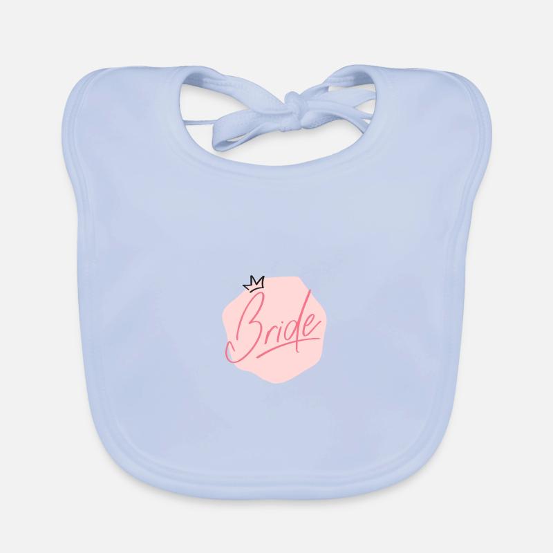 Mariage de la mariée Bavoir bio Bébé