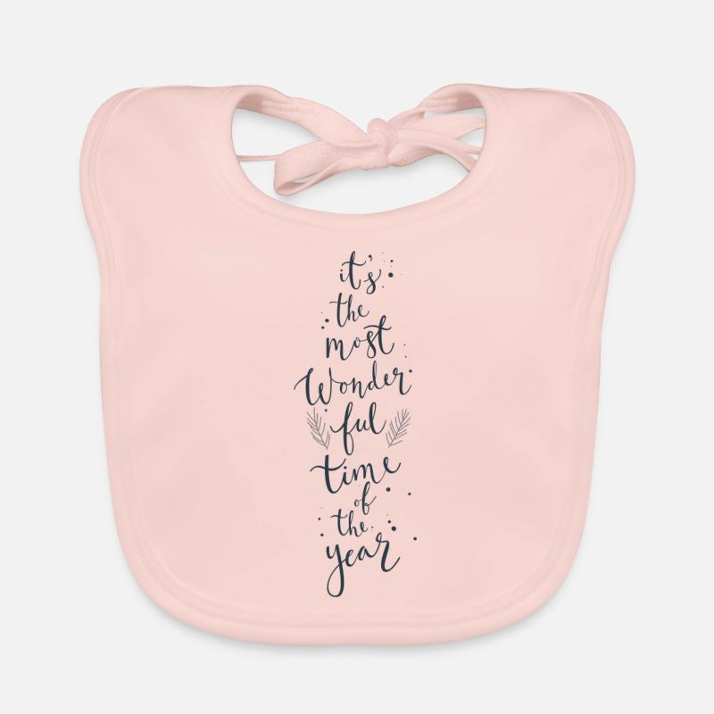 C'est la période la plus merveilleuse de l'année Bavoir bio Bébé