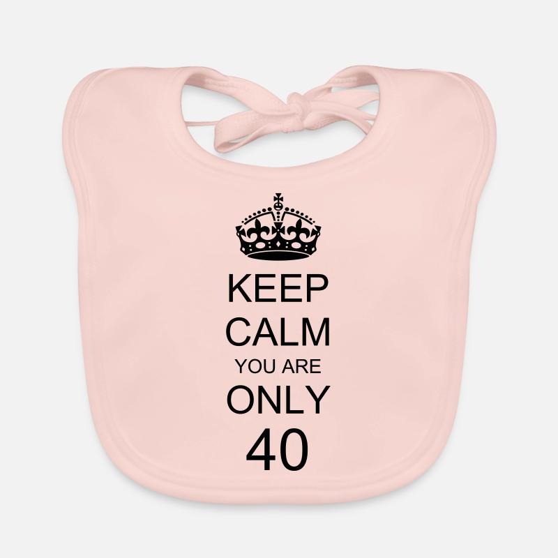 Keep calm 40 Baby Bio-Lätzchen