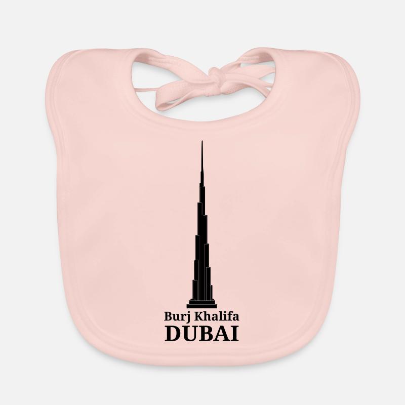 burjkhalifa dubai Baby Bio-Lätzchen