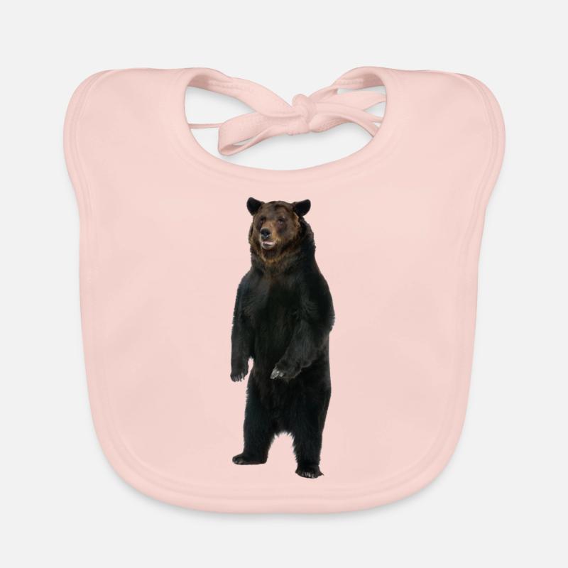 Ours debout Bavoir bio Bébé