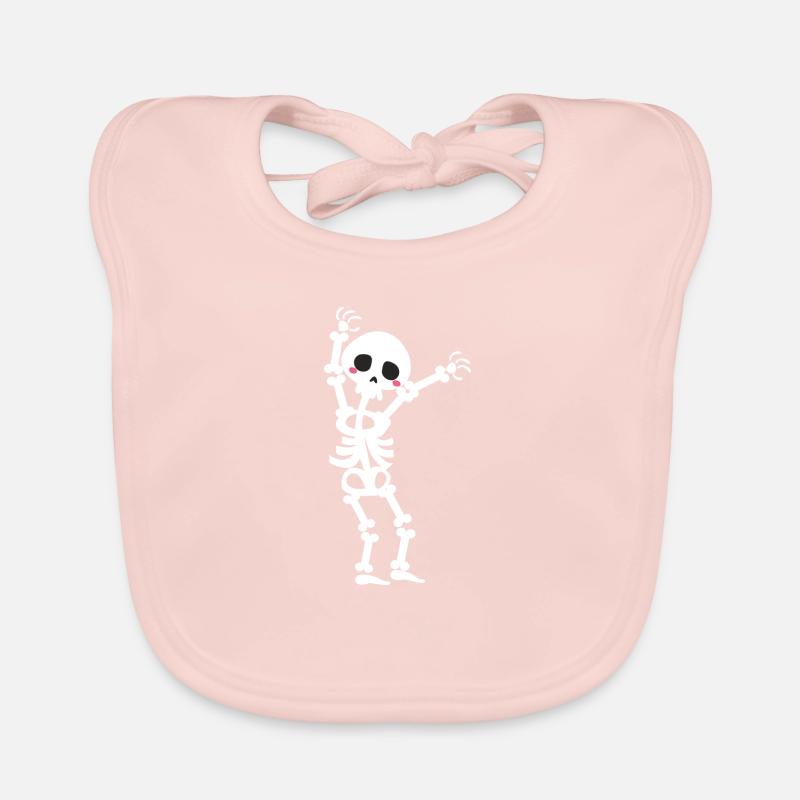 skeleton Organic Baby Bibs