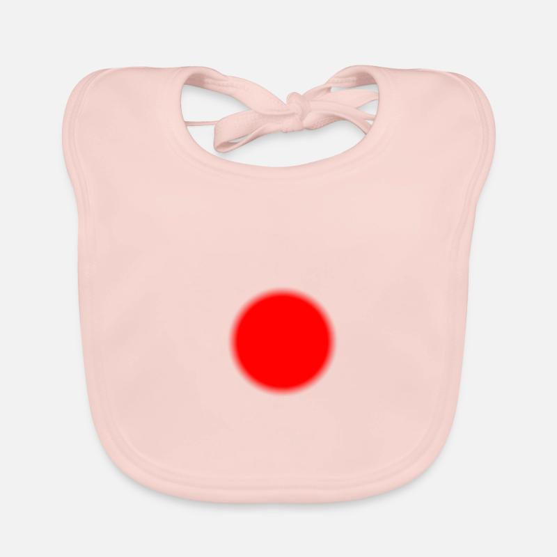 Rouge Bavoir bio Bébé