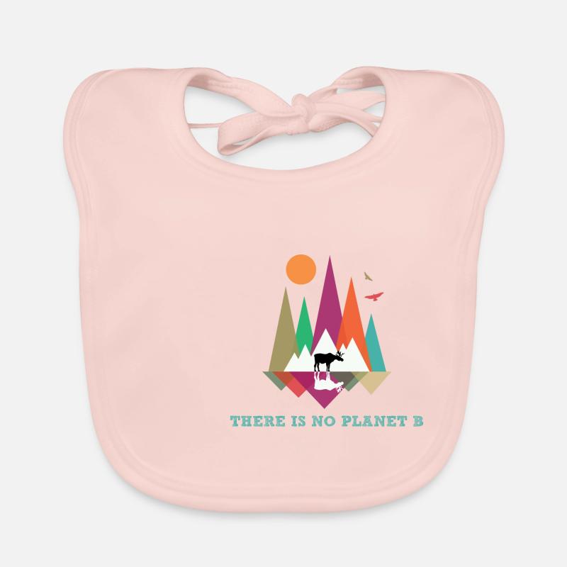 Des vendredis pour l'avenir - Il n'y a pas de planète B Bavoir bio Bébé