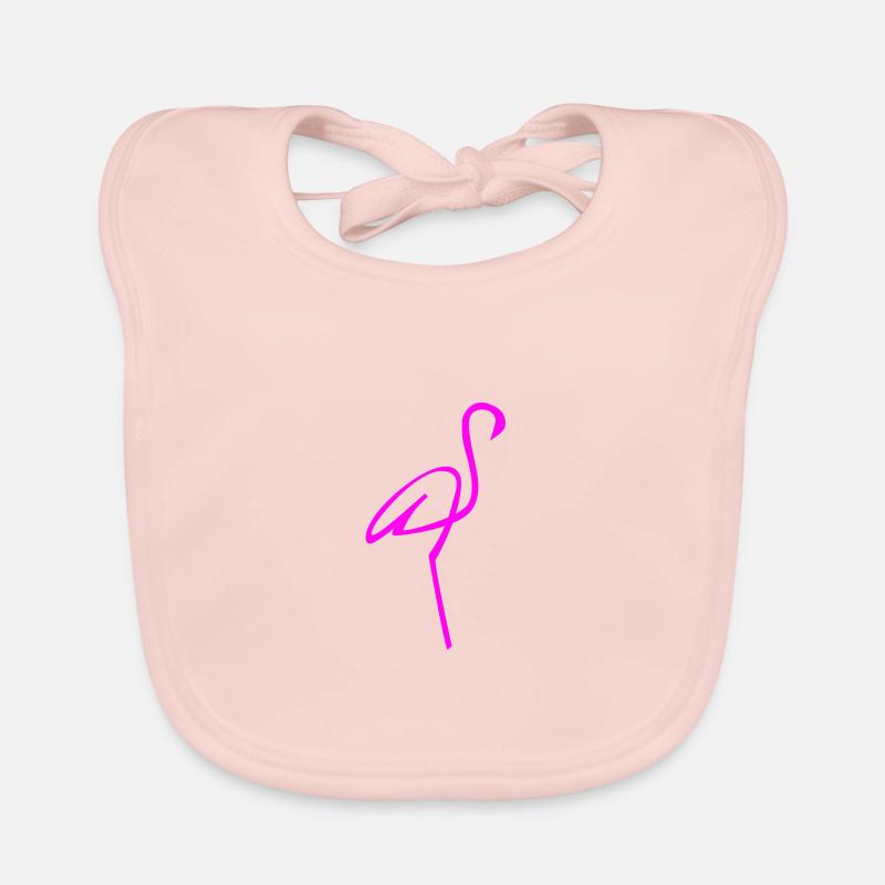Flamingo Bavoir bio Bébé