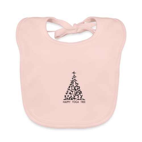 Happy Yoga Christmas Tree - Baby Bio-Lätzchen