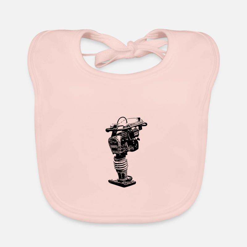 Vibration rammers Organic Baby Bibs