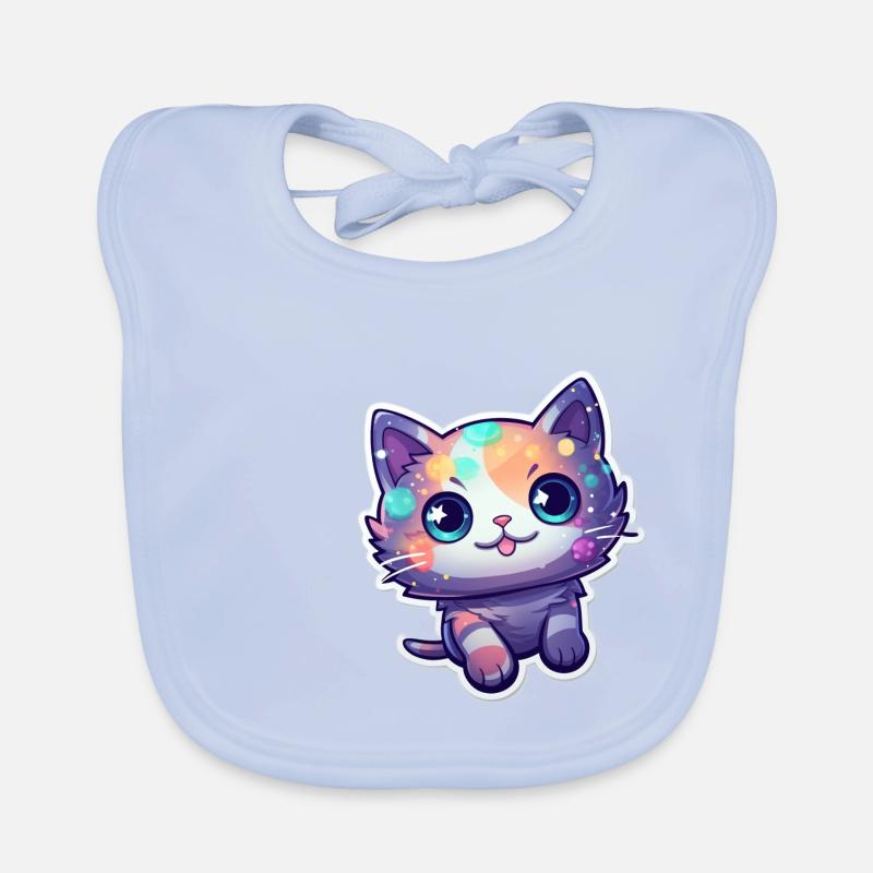Un mignon chat Bavoir bio Bébé
