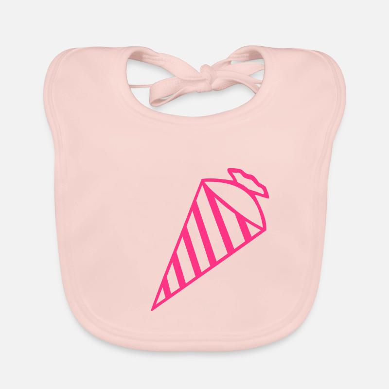 Sugar cone - school cone Organic Baby Bibs
