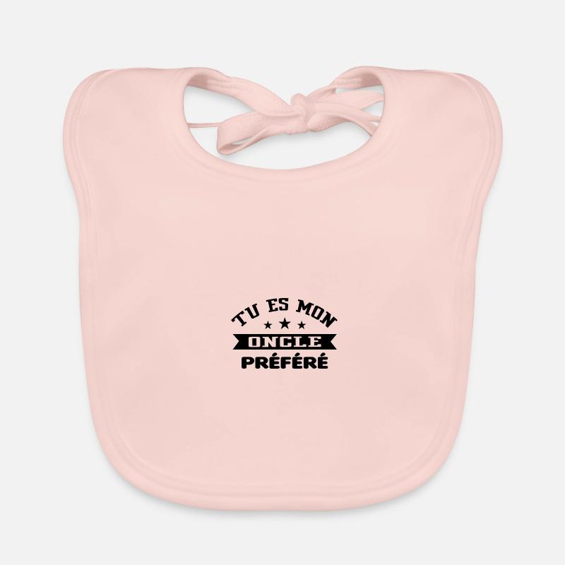 Tu es mon oncle préféré Bavoir bio Bébé