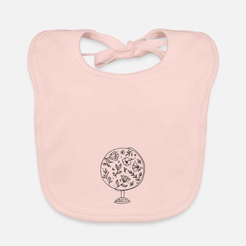 Botanical globe Organic Baby Bibs